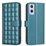 For OPPO A96 5G / Reno7 Z Square Texture Leather Phone Case(Green)