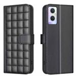 For OPPO A96 5G / Reno7 Z Square Texture Leather Phone Case(Black)