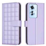 For OPPO Reno11 F 5G Square Texture Leather Phone Case(Purple)