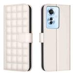 For OPPO Reno11 F 5G Square Texture Leather Phone Case(Beige)