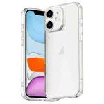 For iPhone 11 Four Corner Airbag Transparent Glass Phone Case