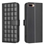 For iPhone SE 2024 Square Texture Leather Phone Case(Black)