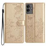 For Realme C61 / C63 Butterfly Love Flower Embossed Leather Phone Case(Gold)