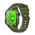 HT29 2.01 inch IPS Screen Triple Proof Smart Watch with Banknote Detector Light(Green)