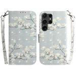 For Samsung Galaxy S25 Ultra 5G 3D Colored Horizontal Flip Leather Phone Case(Magnolia)