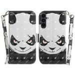 For Samsung Galaxy S25 FE 5G 3D Colored Horizontal Flip Leather Phone Case(Angry Bear)