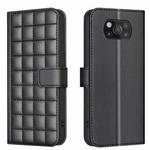 For Xiaomi Poco X3 / X3 NFC Square Texture Leather Phone Case(Black)