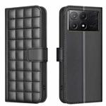 For Xiaomi Poco X6 Pro / Redmi K70E Square Texture Leather Phone Case(Black)
