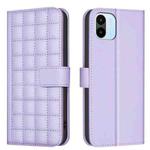 For Redmi A1 / A1+ / A2 Square Texture Leather Phone Case(Purple)