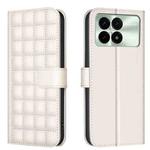 For Redmi K70 / K70 Pro Square Texture Leather Phone Case(Beige)