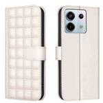 For Redmi Note 13 Pro 5G Square Texture Leather Phone Case(Beige)