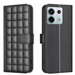 For Redmi Note 13 Pro 5G Square Texture Leather Phone Case(Black)