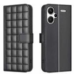 For Redmi Note 13 Pro+ 5G Square Texture Leather Phone Case(Black)