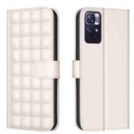 For Redmi Note 12S Global Square Texture Leather Phone Case(Beige)