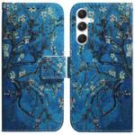 For Samsung Galaxy S25+ 5G Coloured Drawing Flip Leather Phone Case(Apricot)