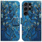 For Samsung Galaxy S25 Ultra 5G Coloured Drawing Flip Leather Phone Case(Apricot)