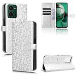 For HMD Pulse Pro / Pulse / Pulse+ Honeycomb Dot Texture Leather Phone Case(Silver)