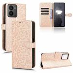 For HMD Fusion 5G Honeycomb Dot Texture Leather Phone Case(Gold)