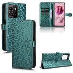 For HMD Skyline 5G Honeycomb Dot Texture Leather Phone Case(Green)