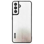 For Samsung Galaxy S24 FE 5G PC Hybrid Aluminum Alloy Brushed Shockproof Phone Case(Silver)
