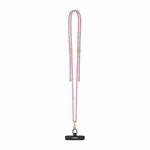 Benks GS01 Adjustable Braided Phone Lanyard(Pink)