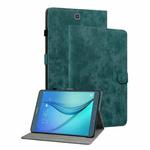 For Samsung Galaxy Tab A 9.7 T550 T555 Tiger Pattern Flip Leather Tablet Case(Dark Green)