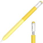 For Apple Pencil USB-C Gradient Silicone Stylus Protective Case(Yellow)