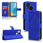 For itel A50C Skin Feel Magnetic Flip Leather Phone Case(Blue)