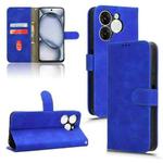 For itel A80 Skin Feel Magnetic Flip Leather Phone Case(Blue)