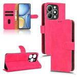 For itel A90 Skin Feel Magnetic Flip Leather Phone Case(Rose Red)