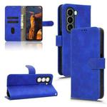 For itel A95 5G Skin Feel Magnetic Flip Leather Phone Case(Blue)