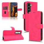 For itel A95 5G Skin Feel Magnetic Flip Leather Phone Case(Rose Red)