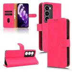 For itel City 100 Skin Feel Magnetic Flip Leather Phone Case(Rose Red)