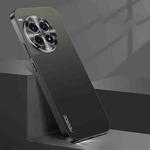 For OnePlus Ace 3 Pro Streamer Series Micro Frosted Metal Paint PC Phone Case(Black)