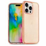 For iPhone 16 Pro Max Glitter Powder TPU Hybrid PC Phone Case(Orange)