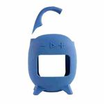 For JBL Clip 5 Portable Speaker Soft Silicone Protective Case(Blue)