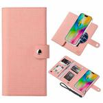 For iPhone 16 ViLi GHA-C Series RFID MagSafe Magnetic Flip Leather Phone Case(Pink)