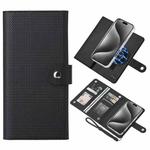 For iPhone 15 Pro Max ViLi GHA-C Series RFID MagSafe Magnetic Flip Leather Phone Case(Black)