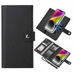 For iPhone 14 Plus ViLi GHA-C Series RFID MagSafe Magnetic Flip Leather Phone Case(Black)