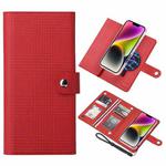 For iPhone 14 Plus ViLi GHA-C Series RFID MagSafe Magnetic Flip Leather Phone Case(Red)