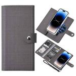 For iPhone 14 Pro ViLi GHA-C Series RFID MagSafe Magnetic Flip Leather Phone Case(Grey)