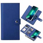 For iPhone 13 Pro Max ViLi GHA-C Series RFID MagSafe Magnetic Flip Leather Phone Case(Blue)