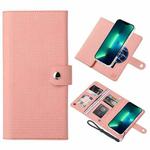 For iPhone 13 Pro ViLi GHA-C Series RFID MagSafe Magnetic Flip Leather Phone Case(Pink)