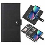 For iPhone 13 ViLi GHA-C Series RFID MagSafe Magnetic Flip Leather Phone Case(Black)