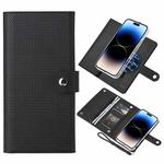 For iPhone 14 Pro ViLi GHB-C Series RFID MagSafe Magnetic Flip Leather Phone Case(Black)