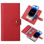 For iPhone 14 Pro Max ViLi GHB-C Series RFID MagSafe Magnetic Flip Leather Phone Case(Red)