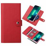 For iPhone 13 Pro Max ViLi GHB-C Series RFID MagSafe Magnetic Flip Leather Phone Case(Red)