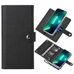 For iPhone 13 Pro ViLi GHB-C Series RFID MagSafe Magnetic Flip Leather Phone Case(Black)