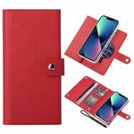 For iPhone 13 ViLi GHB-C Series RFID MagSafe Magnetic Flip Leather Phone Case(Red)