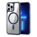 For iPhone 13 Pro MagSafe Acrylic Hybrid TPU Phone Case(Royal Blue)